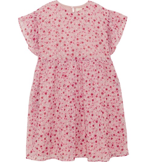 Creamie Dress Flower Dobby Pink 122 Creamie Dress Flower Dobby Pink 122