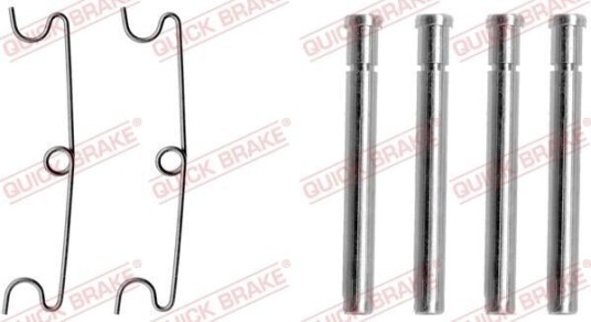 Tilbehørsett, skivebremse belegg QUICK BRAKE 109-1190
