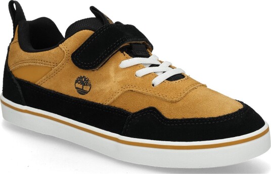Timberland Low Hook & Loop Sneaker WHT SUEDE 38