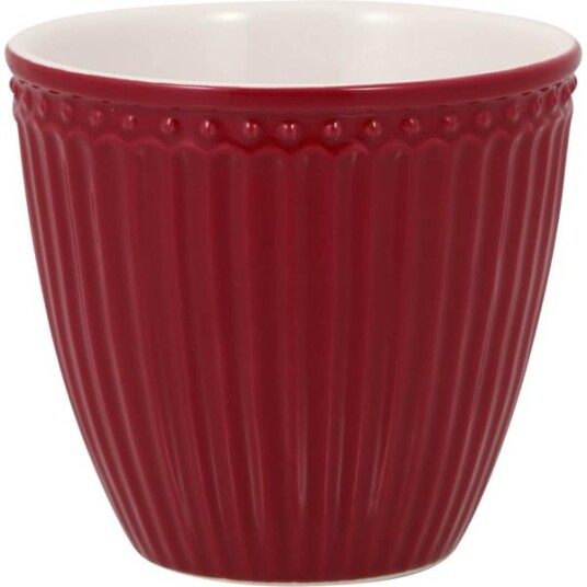 GreenGate  Alice lattekopp 35 cl claret rød