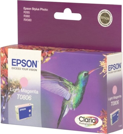Epson T0806 C13T080640 light magenta blekkpatron original C13T080640