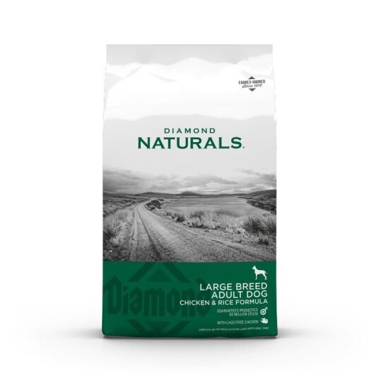 Diamond Naturals Large Breed Adult Dog Chicken & Rice Tørrfôr Til Hund 2 kg