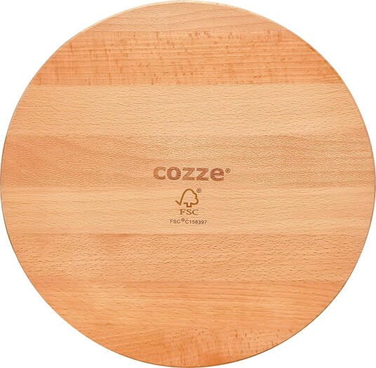 Skjærefjøl Cozze i Bøk til Pizza Ø350x15 mm