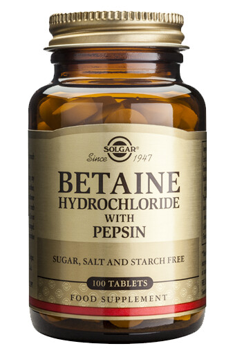 Betain Hydrochloride, 100 tabletter