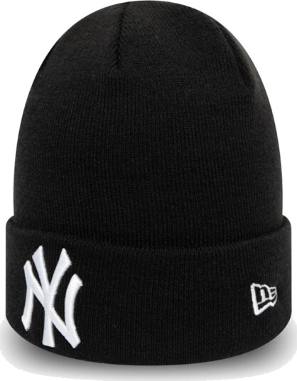 New Era New York Yankees Essential Cuff Beanie Hat OneSize, Black New Era New York Yankees Essential Cuff Beanie Hat OneSize, Black