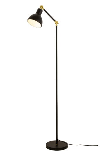 Aneta Lighting Dublin Gulvlampe Sort Messing 1682188-01-0 1682187-01-0 Aneta Lighting Dublin Gulvlampe Sort Messing 1682188-01-0 1682187-01-0