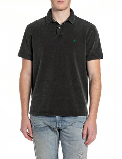 Replay Polo Regular Black S
