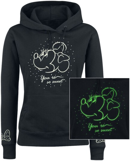 Mickey Mouse - Disney Hettegenser - So Sweet - S til XXL - Damer - svart