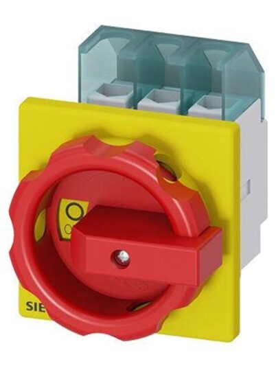 Siemens Em. stop switch 25a/690v 400v/9.5kw 3ld2103-0tk53 (4011209402898) Siemens Em. stop switch 25a/690v 400v/9.5kw 3ld2103-0tk53 (4011209402898)