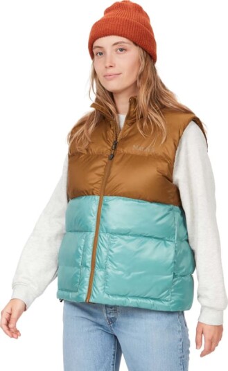 Marmot Women's Guides Down Vest S , Hazel/Blue Agave Marmot Women's Guides Down Vest S , Hazel/Blue Agave