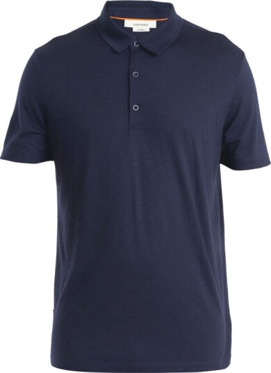 Icebreaker Men Merino 150 Tech Lite Iii Ss Polo Midnight Navy S, Midnight Navy