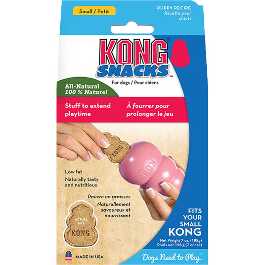 Kong Snacks Valp Large 312g - Hundemat uten hvete, mais og soya