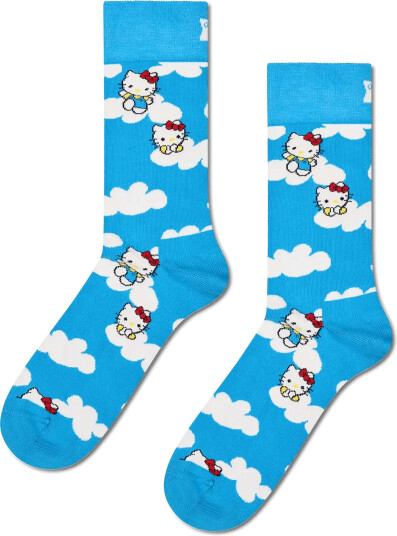 Happy Socks Hello Kitty Cloudy Sock - Blue - 41-46