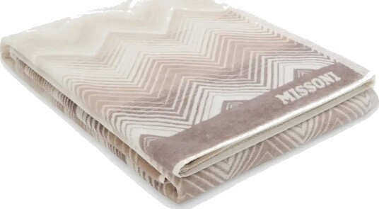 Missoni Home Marea Beach Towel Cream 100X180 Missoni Home Marea Beach Towel Cream 100X180