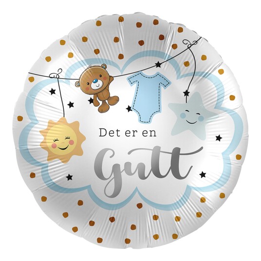 Luftballon-Markt Folieballong Det er en Gutt Luftballon-Markt Folieballong Det er en Gutt