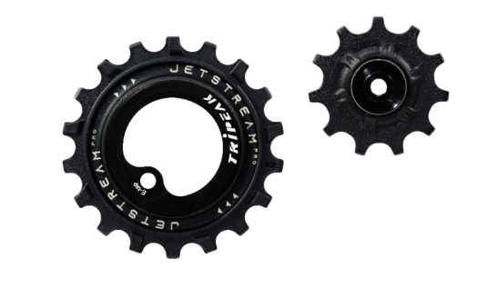Tripeak Oversized trinsehjul Jetstream pro keramiske lagre SRAM Etap 11T/18T svart