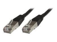 MicroConnect Modular Straight - Nettverkskabel - RJ-45 (hann) til RJ-45 (hann) - 3 m - FTP - CAT 6 - svart