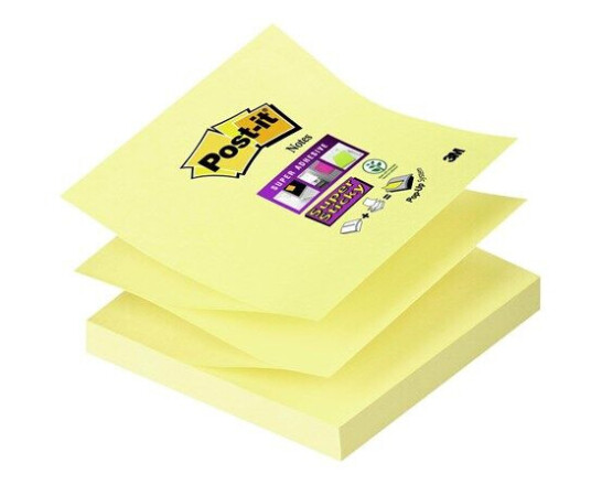 3M Post-it Super Sticky Z-Notes R330-12SS-CY