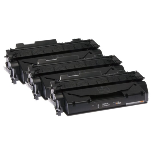 inkClub THU820-3 3 pk. sorte tonerkasetter