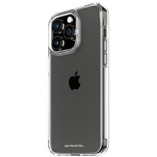 PanzerGlass Hardcase Transparent til iPhone 15 Pro Max med D3O Beskyttelse