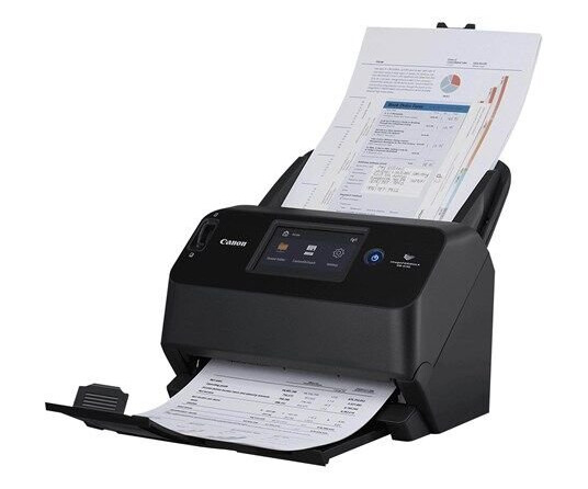 Canon DR-S130 Dokumentscanner med ADF og Wi-Fi - 60 sider/min - Sort