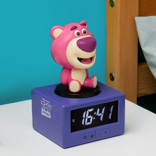 Paladone Lotso Vekkerklokke med Nattlampe