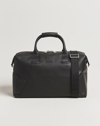 Belstaff Ronson Leather Weekender Bag Black