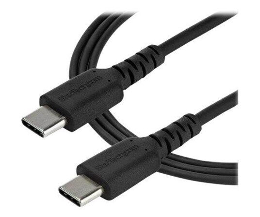 StarTech 2m USB-C Kabel 60W TPE Sort - Hurtiglading og Synkronisering