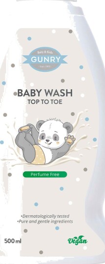 Gunry Baby Wash Top To Toe 500 ml