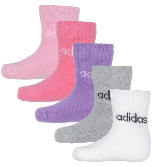 adidas Sport Performance   Ankelsokker Kids Lin Ank 5 pakning   Rosa