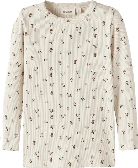 Lil"Atelier Nmfgago Ls Slim Top Lil Noos Cream 110 Lil"Atelier Nmfgago Ls Slim Top Lil Noos Cream 110