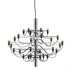Flos 2097 Taklampe Stor Krom M. LED Flos 2097 Taklampe Stor Krom M. LED