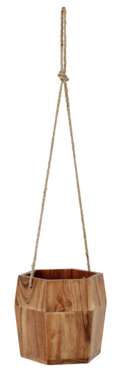 VEGA Potteskjuler Bronko hengende; 15x15x15 cm (LxBxH); Brun; Trekantet