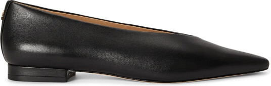 Lauren Ralph Lauren Audri Nappa Leather Ballet Flat Black 40