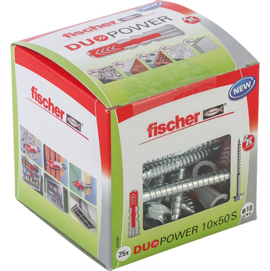 Fischer DuoPower Plugg 10x50mm 25 Stk