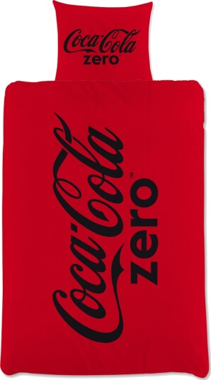 Licens Coca Cola Zero sengetøy 100% bomull Barnesengetøy 140x200 cm