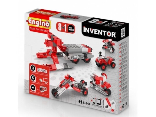 Engino Inventor Quadricycles And Motorcycles Constructor 8 Models