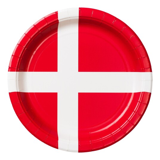 Design House Papptallerkener Danmark - 8-pakning
