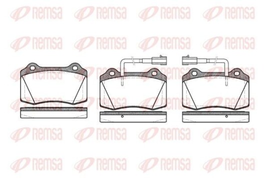 Bremseklosser REMSA 0434.32 Bremseklosser REMSA 0434.32