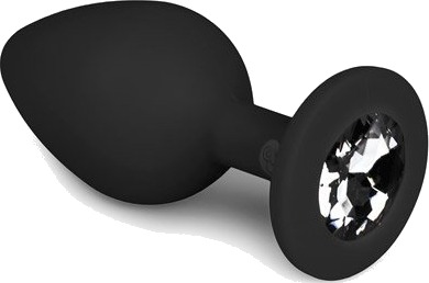 Easytoys Silicone Butt Plug With Diamond