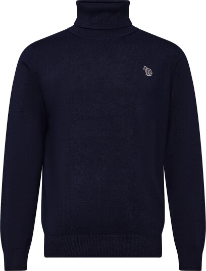 PS Paul Smith Mens Sweater Roll Neck Zeb Bad Navy M