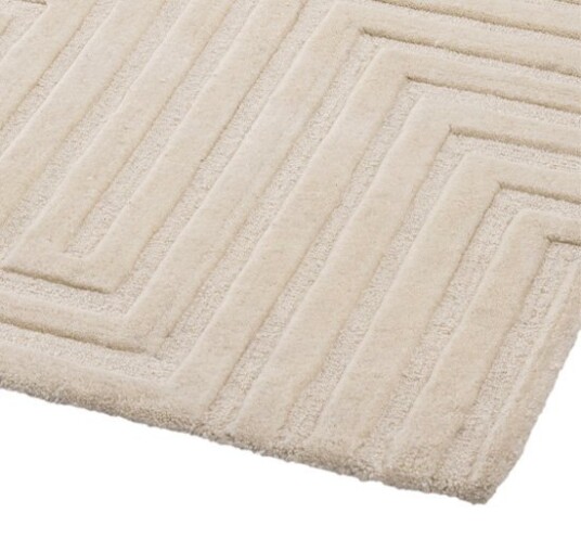 Breck teppe ivory