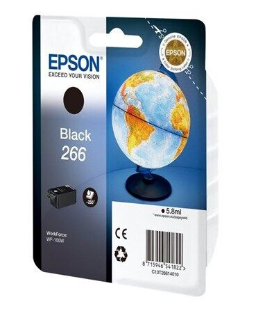Epson 266 - black - original - ink cartridge - Blekkpatron Svart