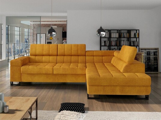 Warwick Sovesofa Med 3 Seters Sjeselong Oransje