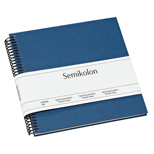 Semikolon Album Spiral Cream Marine Piccolino
