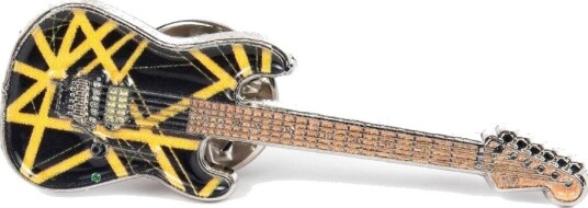 Evh Eddie Van Halen Black & Yellow Bumblebee Guitar Pin 78816561