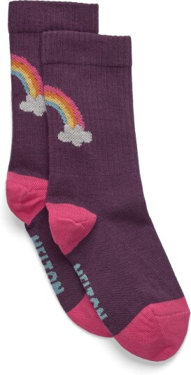 Melton Rainbow Socks Purple 27/30 Melton Rainbow Socks Purple 27/30