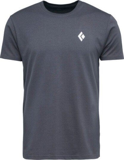 Black Diamond Men"s BD Backcountry Stamp Short Sleeve Tee Carbon XL