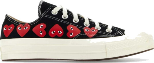Comme des Garçons Play Herre Sko Svart 39 EU, Comme des Garçons Play Herre Sko Svart 39 EU,