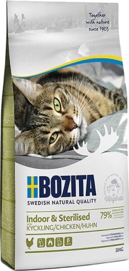 Bozita Katt Tørrfôr Innendørs & Sterilisert Kylling 10 kg Bozita Katt Tørrfôr Innendørs & Sterilisert Kylling 10 kg